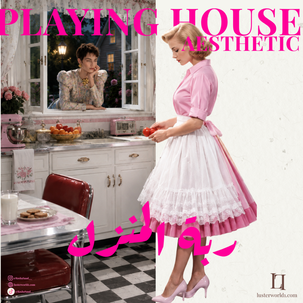 playing house aesthetic trend 2026 ترند ربة المنزل